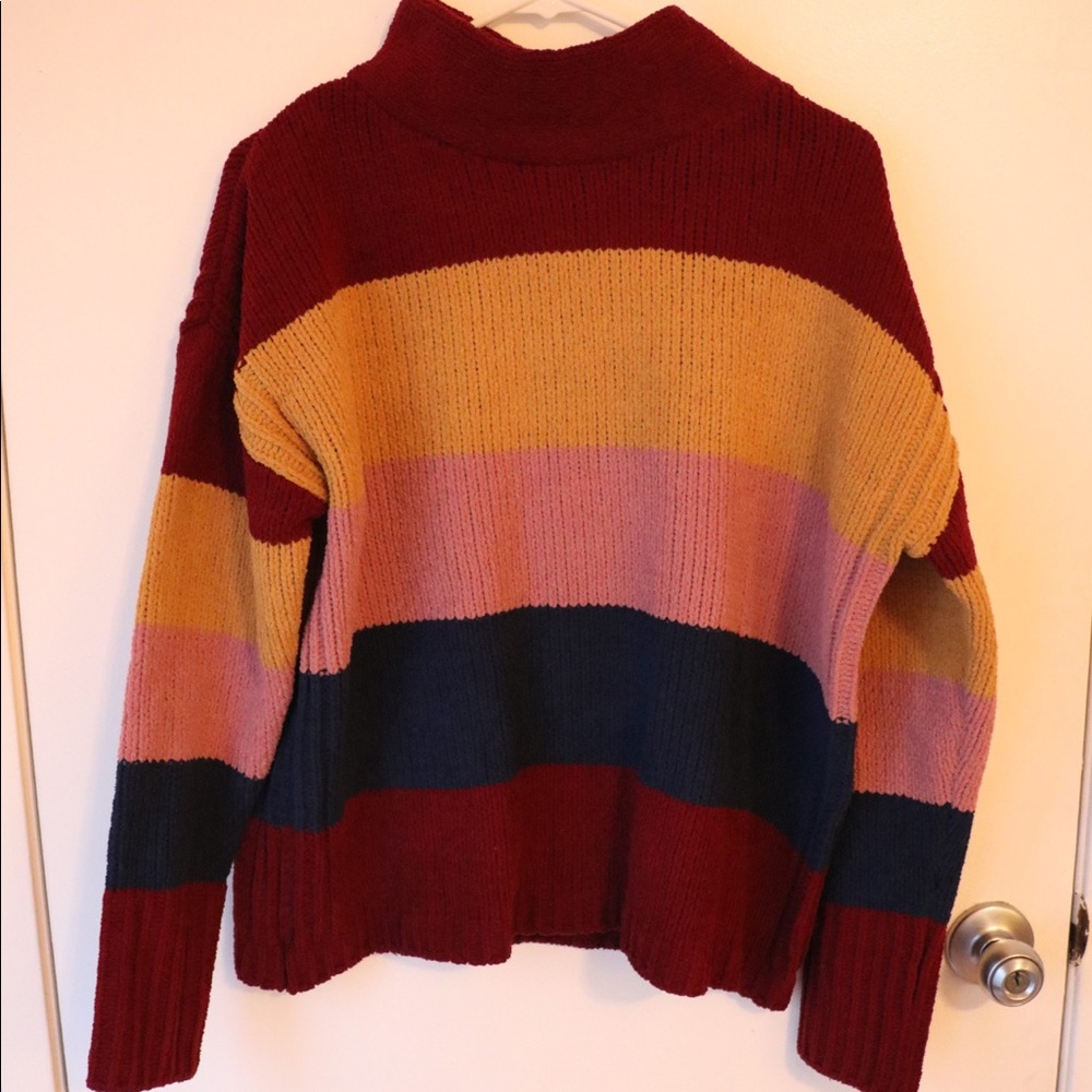 Color block/Over-sized sweater
